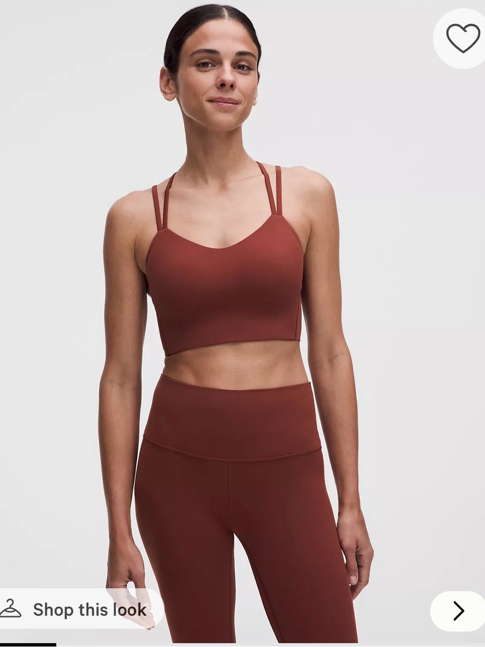 Lululemon Like a Cloud Longline Bra Size 2 Cranberry Charm NWT